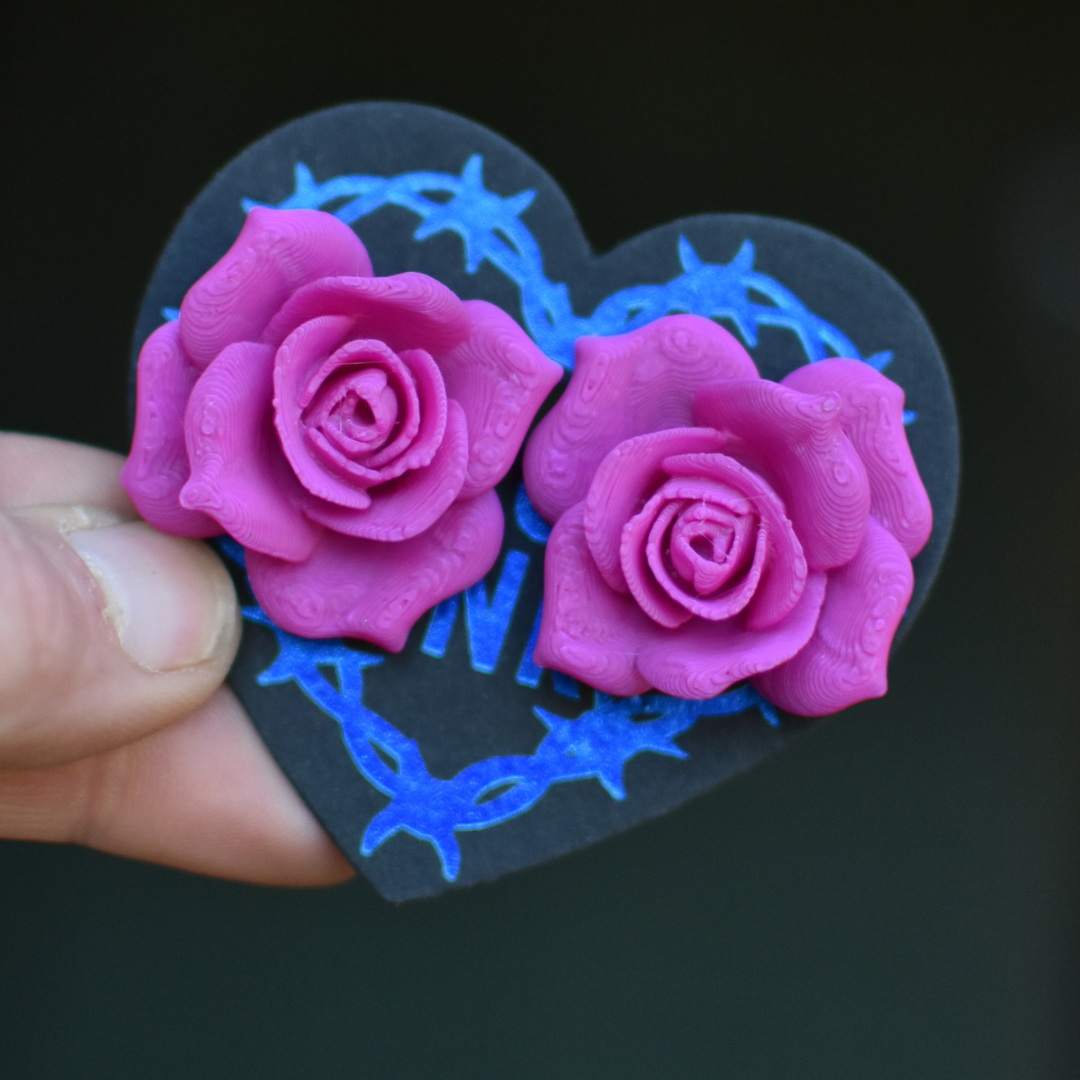 Rose nappikorvakorut