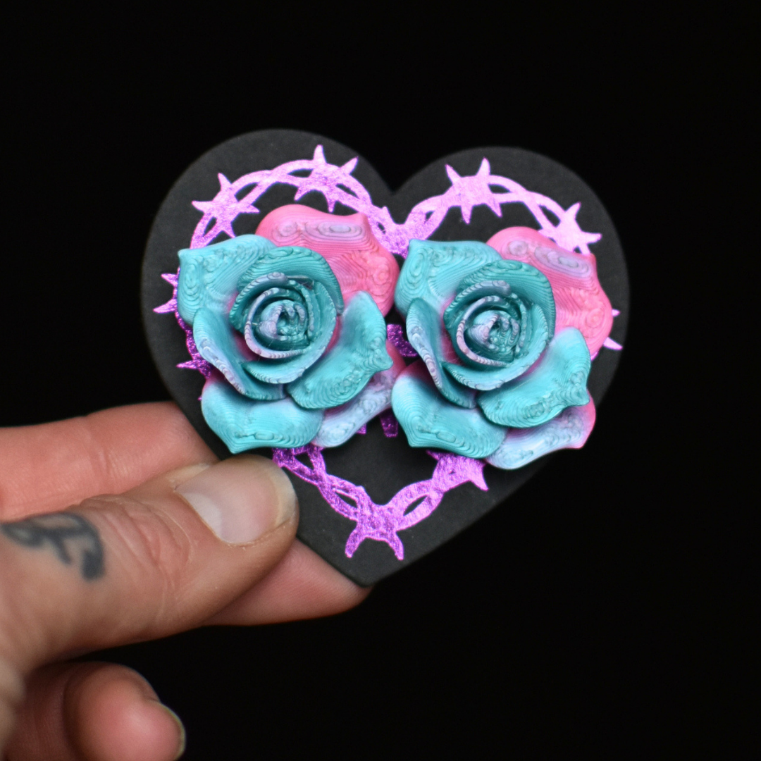 Rose nappikorvakorut