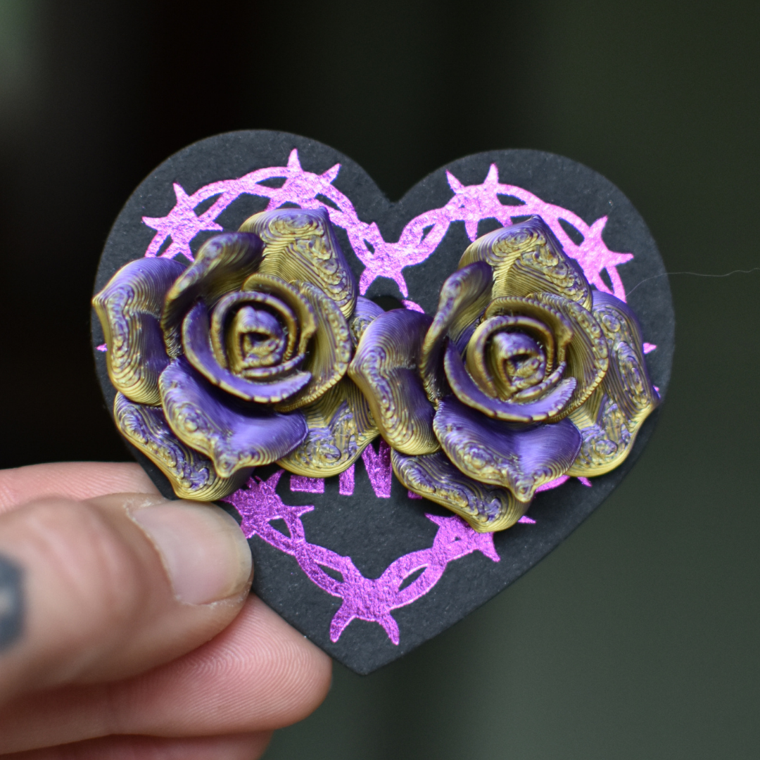 Rose nappikorvakorut