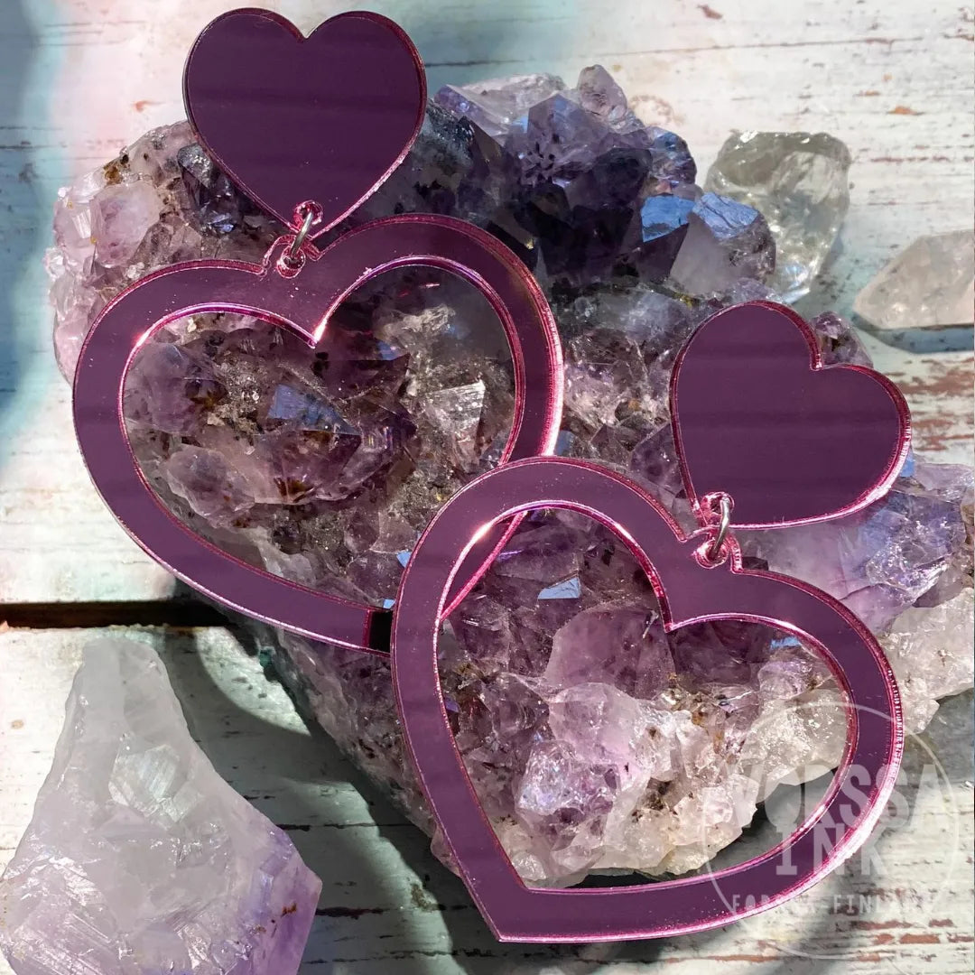 Isot sydän korvikset | Vorssa Ink